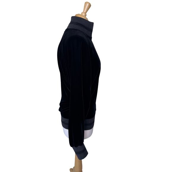 JEAN PAUL GAULTIER Homme Rayon Silk Blend Velvet Jacket Black - Picture 4 of 11